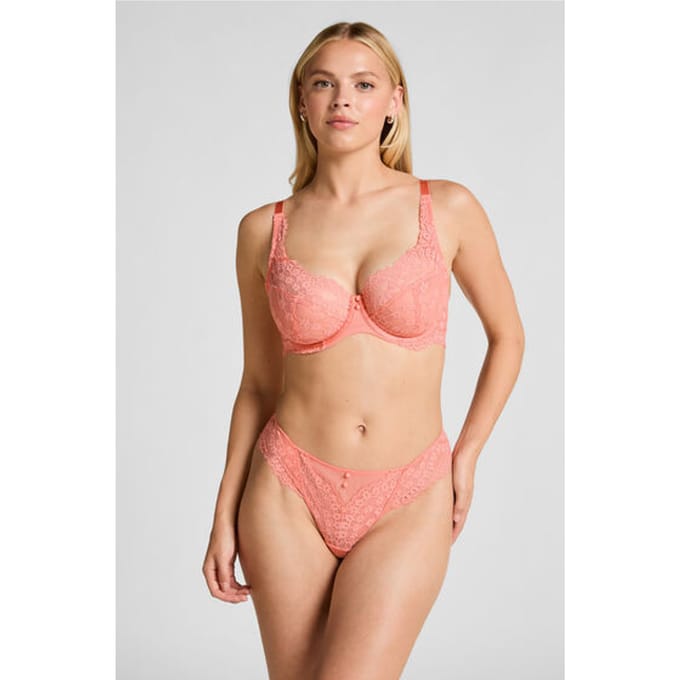 Hunkemöller Dames Lingerie String Daisy - Roze - maat S