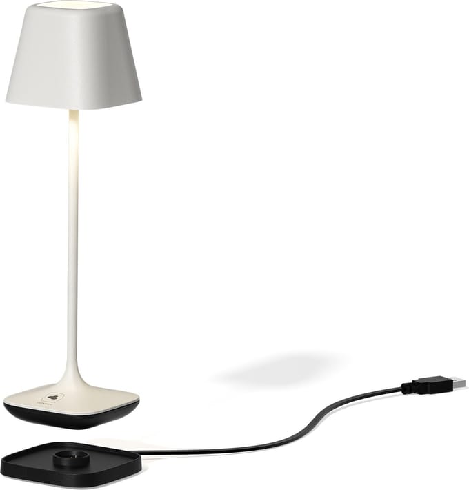 Leonardo tafellamp Capri | Wit | Oplaadbaar | RGB - dimbaar - voor binnen en buiten - acculamp