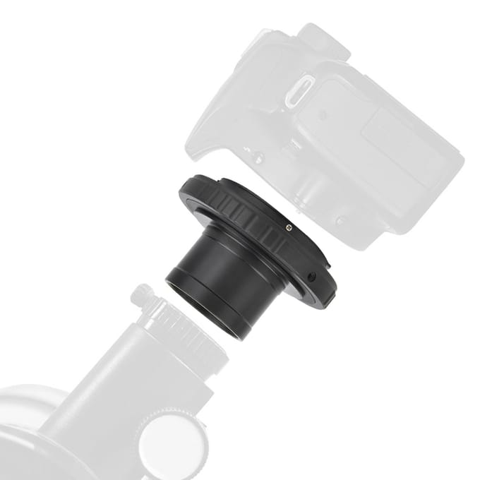 Aluminiumlegering T2-AI 1.25 inch Telescoop naar Nikon AI Mount Camera Adapterring black