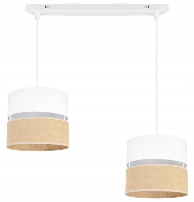 Light Home Juta 2450/20/JB/2 – Hanglamp – Lampenkap 20 cm – Hoogte Verstelbaar – E27 Fitting