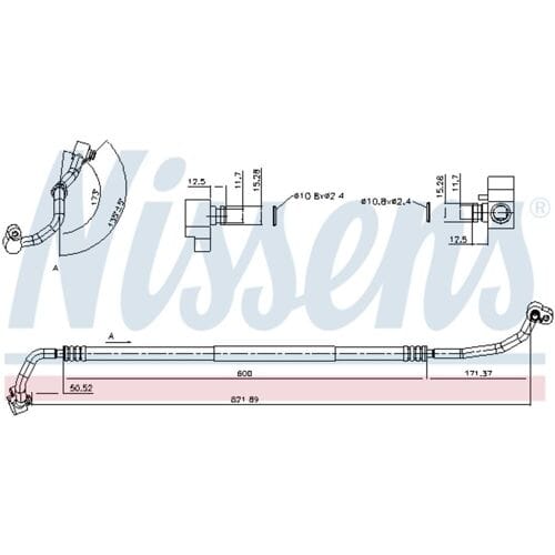 Leiding voor airconditioning NISSENS NIS 842885