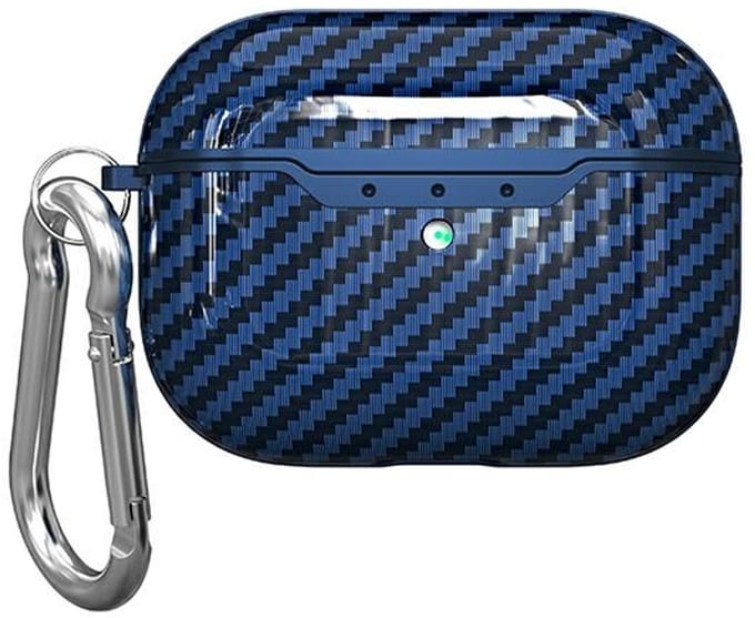 Beline - AirPods 3 Hoesje - Carbon Blauw - Luxe Design