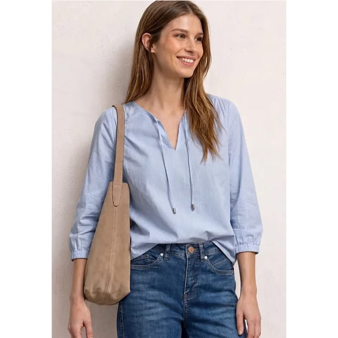 3/4 mouw blouse met strepen