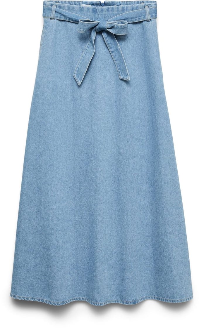 Vero Moda Denim rok VMJOLENE Mid rise Lange rok