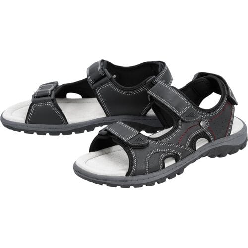 ESMARA MEN Heren sandalen (Zwart, 43)