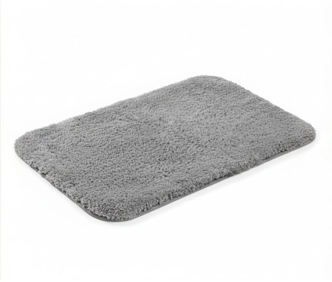 KAD® Badmat Antislip - Badmat - Douchemat - Grijs - 80cm x 50cm x 3cm