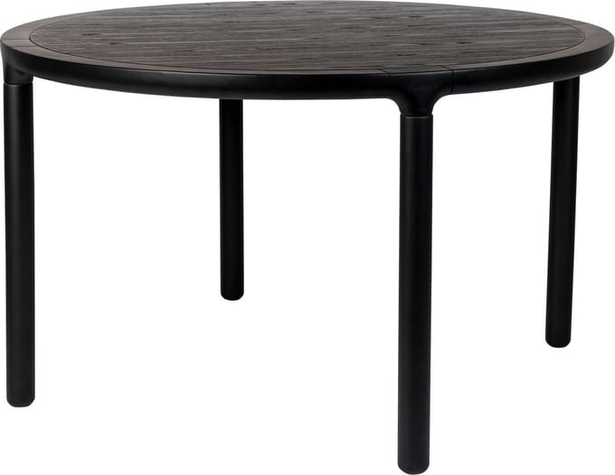 Zuiver Storm Eettafel Rond 128 cm Hout Zwart