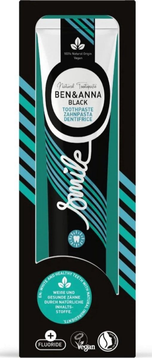 Ben &amp; Anna Natural Toothpaste Black 75 ml