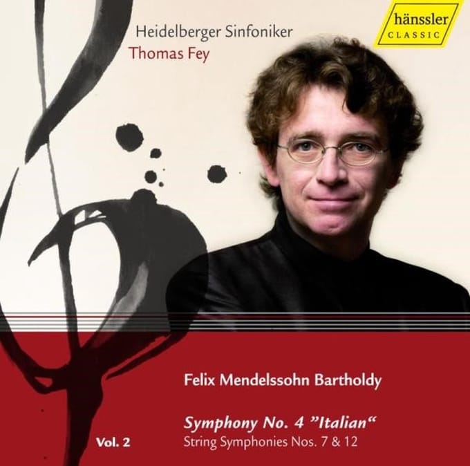 Heidelberger Sinfoniker, Thomas Fey - Mendelssohn Bartholdy: Symphony No.4 | String Symphonies Nos (CD)