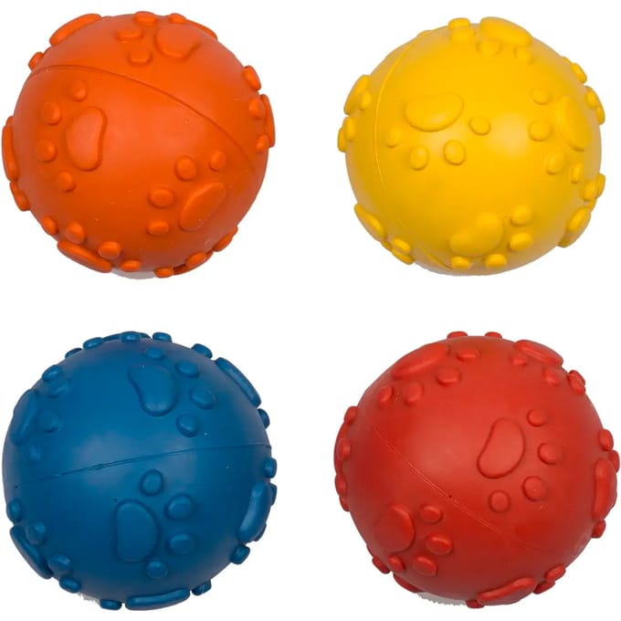 Rubberen hondenbal met pootjes Duvoplus Dogtoy