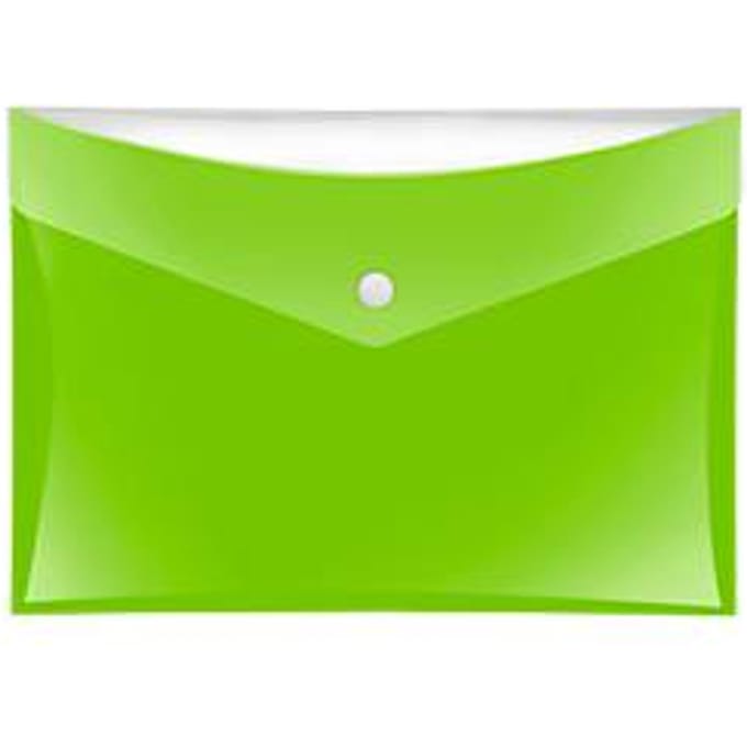 Documenthoes Veloflex VELOCOLOR®, A5, kunststof, voor ca. 100 vellen, 6 stuks, groen