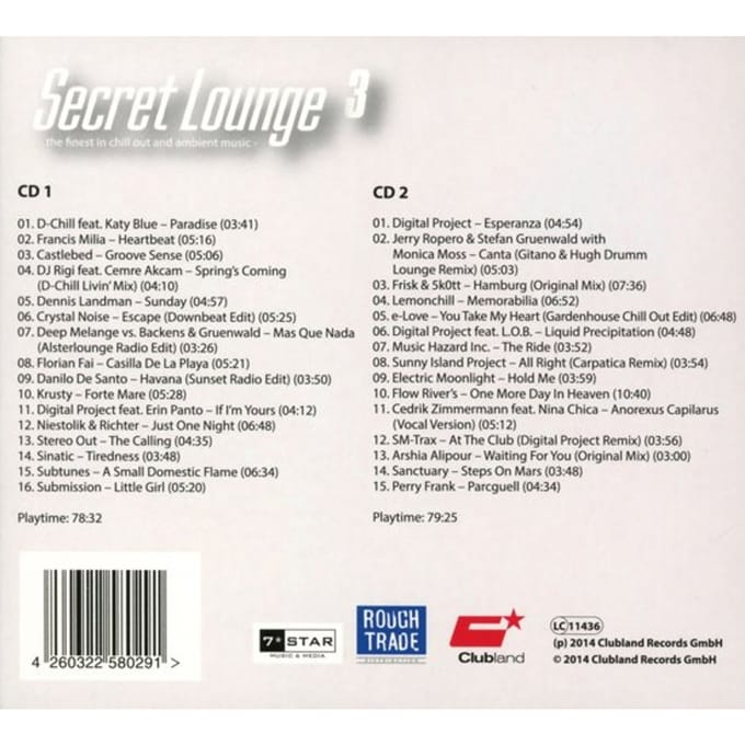 Various Artists - Secret Lounge 3 (2 CD)