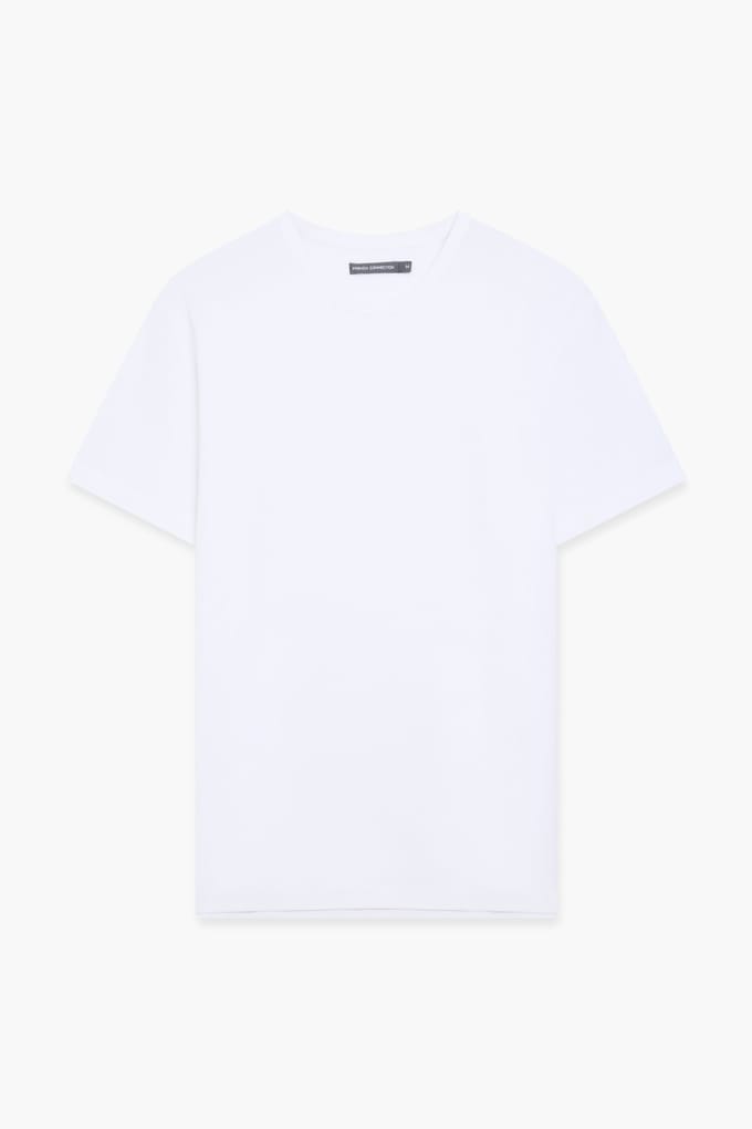 French Connection Popcorn White Taglia: S | Magliette basic Outlet | Uomo | Bianco