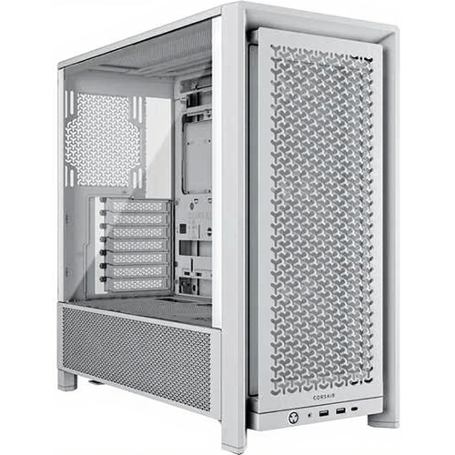 CORSAIR FRAME 4000D RS - Midtowermodel ATX - Gehard Glas - Wit - 3x RS120 fans