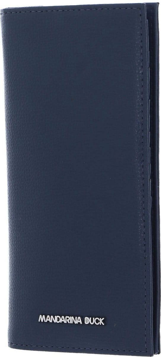 MANDARINA DUCK Leren Portemonnee Mellow Urban Wallet Avio Donkerblauw