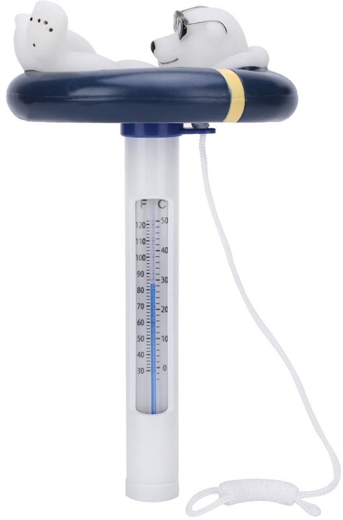 Drijvende Zwembadthermometer Cartoon Beer Stijl Watermeter
