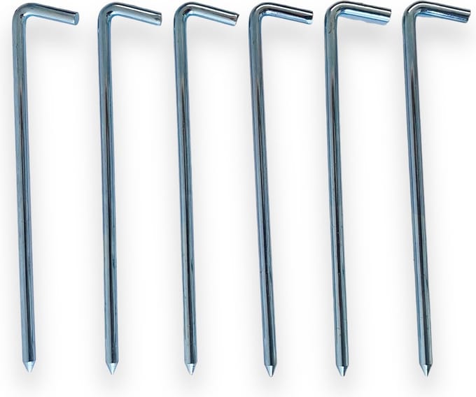 Redcliffs Outdoor Gear Tentharingen Extra Dik - Tentaccessoires - 6 Stuks - 23cm - Versterkt
