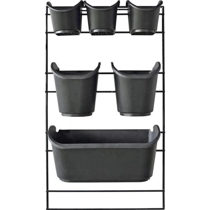 Nature - Verticaal Tuinieren met metalen frame - H84 x 48cm - complete set