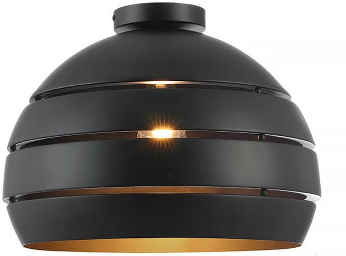Freelight - Plafondlamp Djarin Ø 40 cm zwart goud