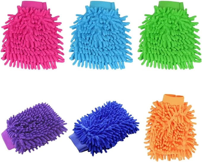 handschoenen auto, 6 stuks, 18,5 x 14 cm (kleur willekeurig)