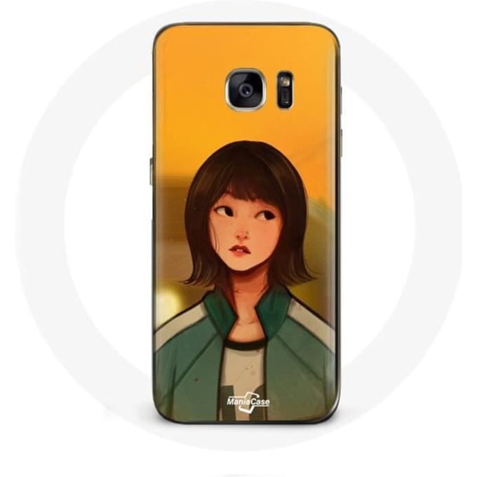 Case voor Samsung Galaxy S7 Edge Squid Game Ji Yeong Nummer 240