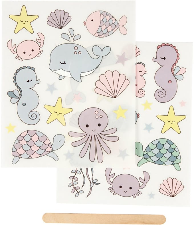 CC Rub-on Sticker Oceaan 12x15 cm 2 vellen