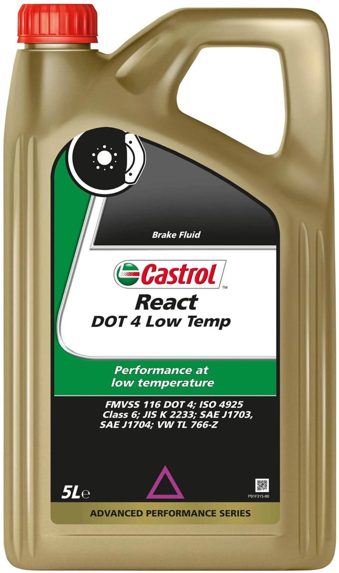 Castrol React DOT4 Low Temp remvloeistof 5 liter
