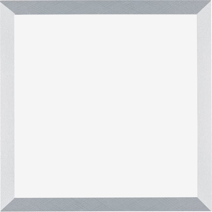 Fotolijst 45x45 cm - MDF - Aluminium Geborsteld - Marseille