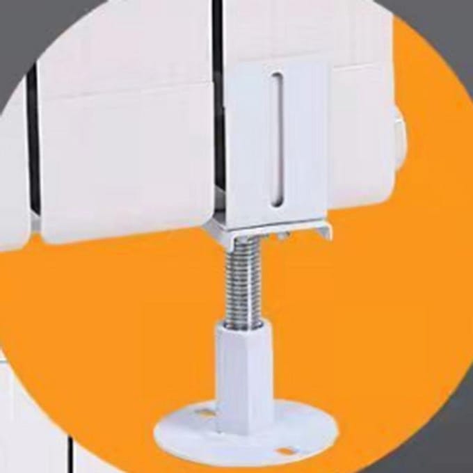 Verstelbare Vloerbeugels voor Radiator, 2 Stuks Sterke Stalen Ondersteuning