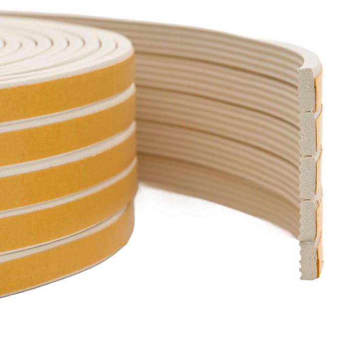 vidaXL - Zelfklevende - raamdichting - Wit - 8 - x - 3 - mm - 100 - m - EPDM-schuin