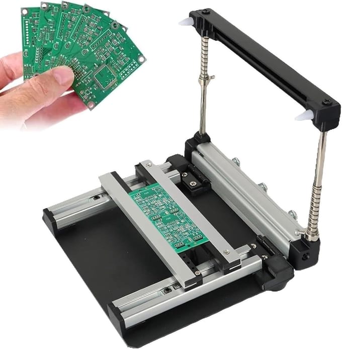 Zeefdruk Tafel - Stencil Printer - PCB Prototyping - Verstelbare Dikte - 10cm - Aluminium