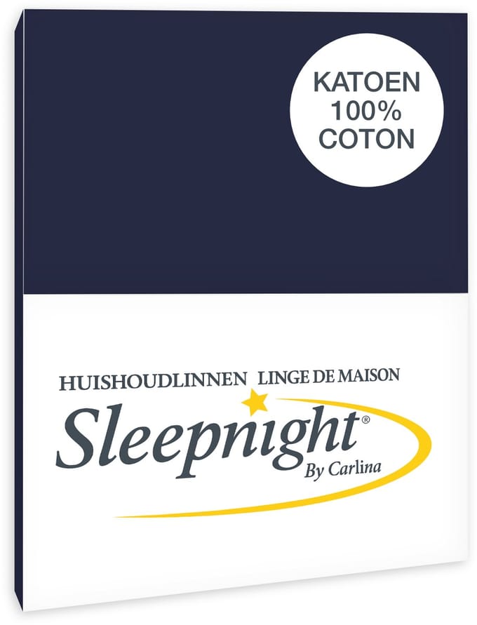 Sleepnight Kussensloop Katoen Marine - 65 x 65 cm - [Blauw]