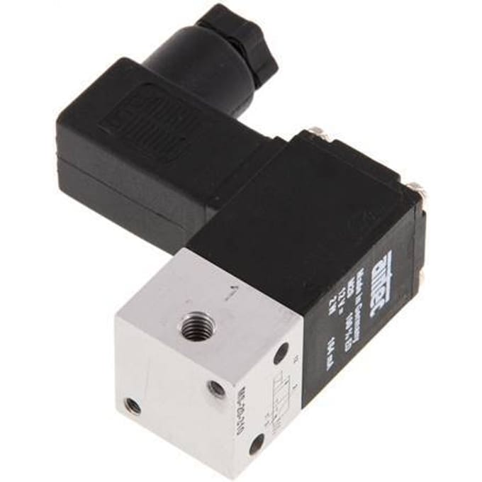 3/2 M5 NC Magneetventiel 12V DC -0.95-8bar/-13.2-112psi Airtec