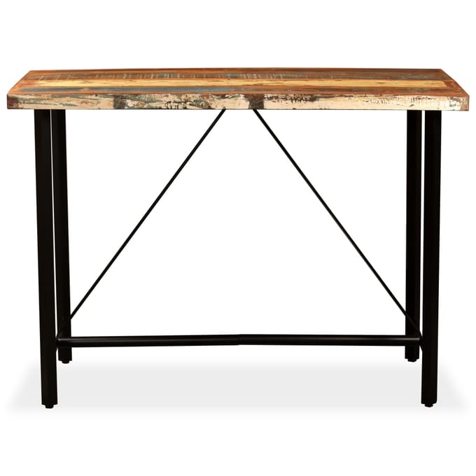 vidaXL - Barset - massief - gerecycled - hout - 7-delig
