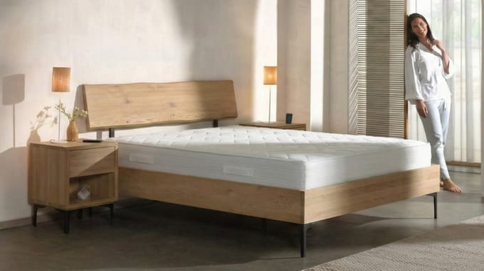 Sleepy Comfort matras - 90x200 - Pocketvering 220 veren/m² - 20cm dik - 90x200cm - Medium tot Stevig