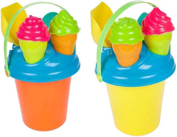 Toi-Toys Play Out Beach Set Bucket and Ice Molds 8pcs.