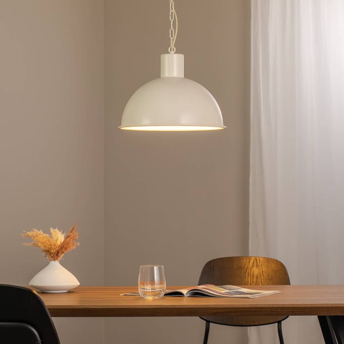 Argon Hanglamp Emoti, beige, 1-lamp, Ø 38 cm
