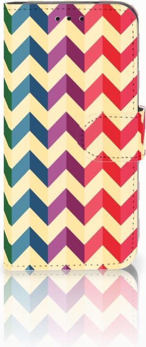 Samsung Galaxy S10e Telefoon Hoesje Zigzag Multi Color