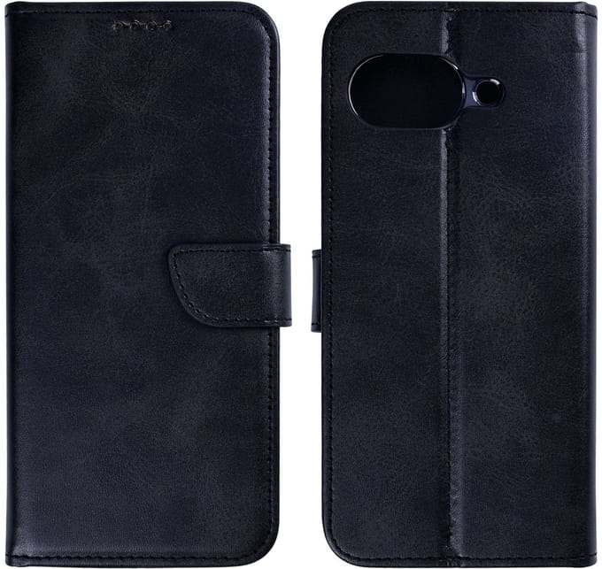 Rixus Bookcase For Google Pixel 10a Black