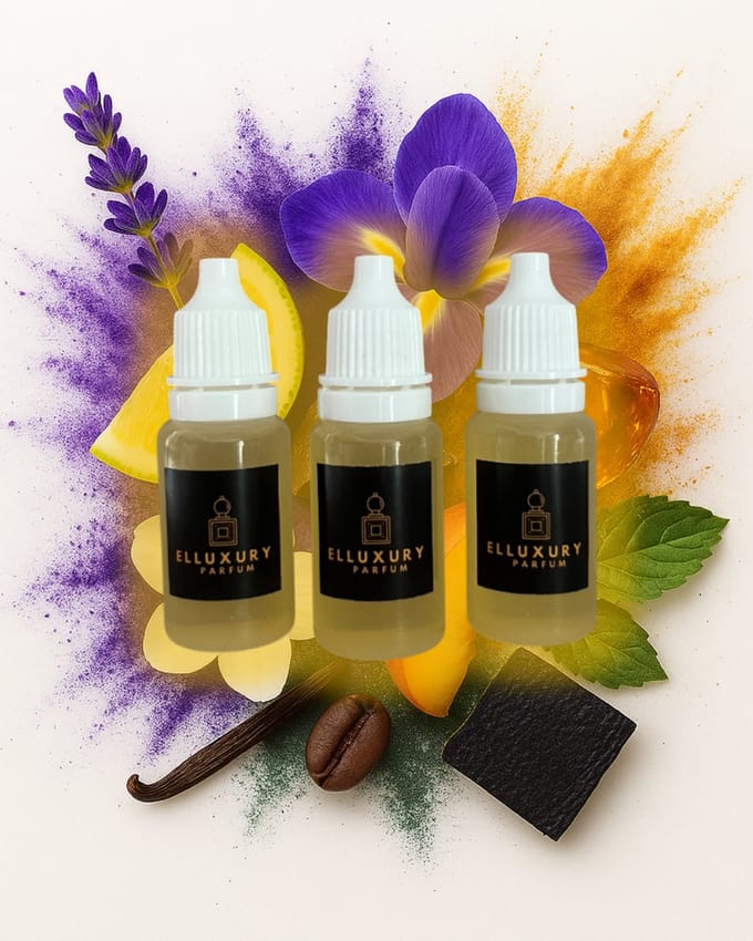 Elluxuryparfum - Autoparfum Navulling 3-Pack – Black Orched Geur – Luxe & Langdurige Autogeur