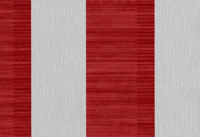 Dutch Wallcoverings vliesbehang streep - rood/grijs