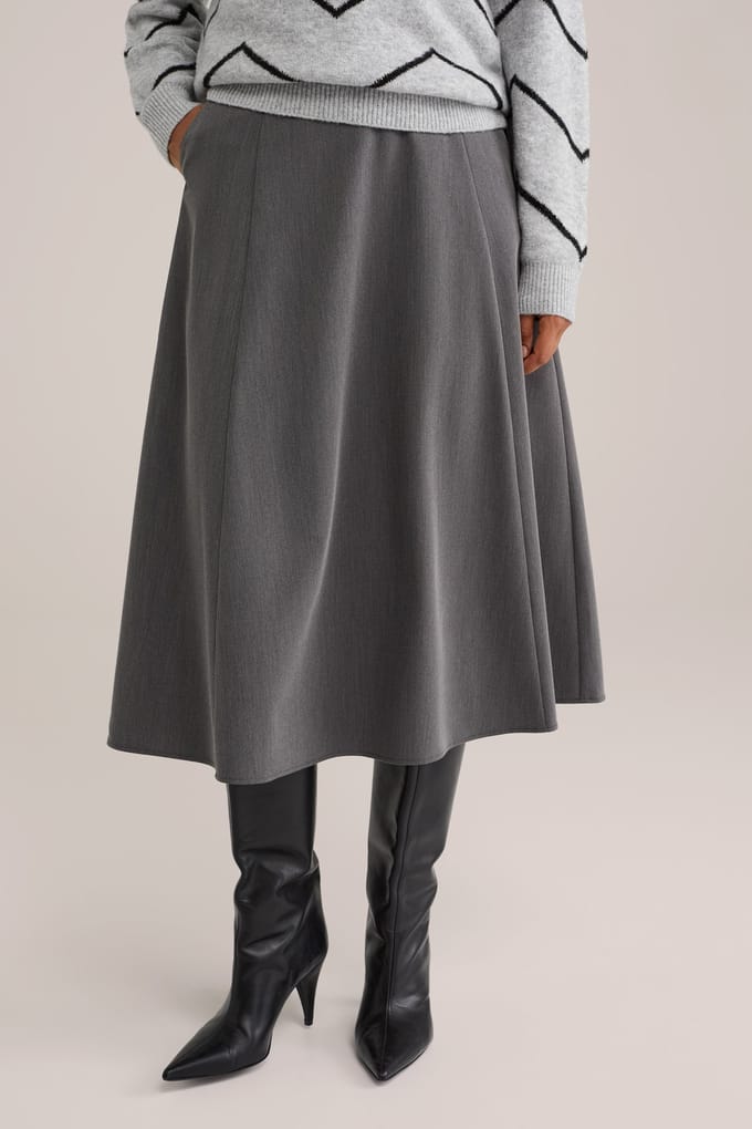 WE Fashion Skirt Medium Length Grey Taglia: S | Minigonne Outlet | Donna | Grigio