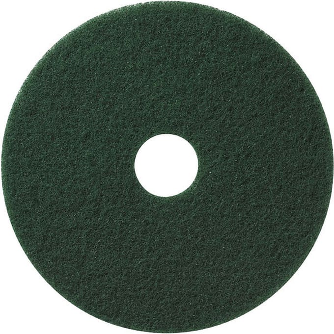 vloerpad groen 17 inch 43cm. - profi pad - per stuk