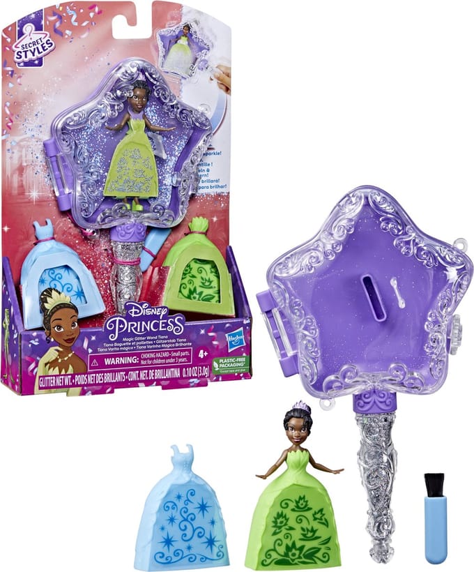 Disney Princess Magic Glitter Tiana speelfiguur
