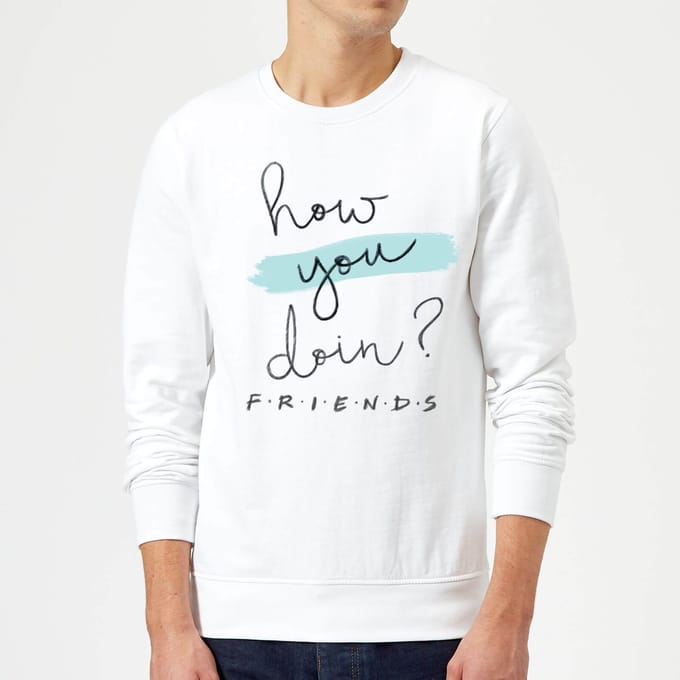 Friends How You Doin? trui - Wit - S