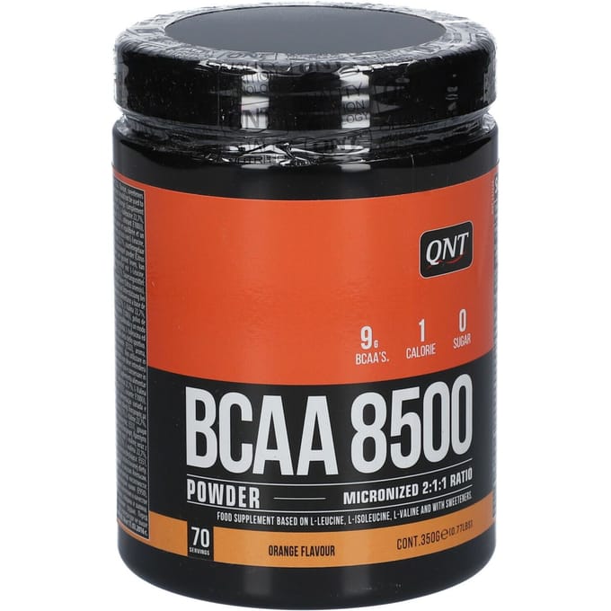 QNT BCAA powder 8500 | 70 servings | sinaasappel smaak