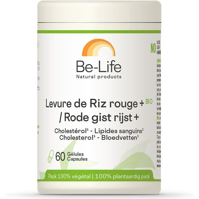 Be-Life Rode Gistrijst Bio 60 Capsules