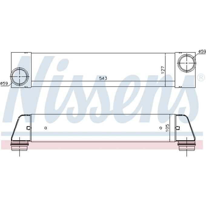 Intercooler NISSENS 96657