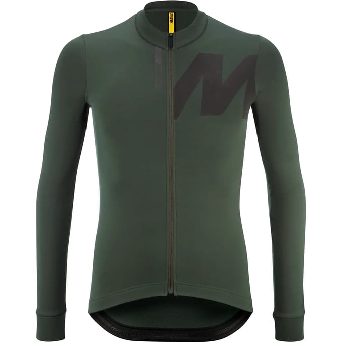 Mavic Ksyrium Thermo Trui Met Lange Mouwen Groen S Man