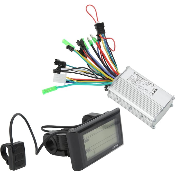 24V?48V 250W350W Elektrische Fiets Borstelloze Controller SW900 LCD Display Paneel Kit voor 22.2mm white